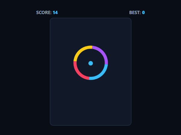 Color Switch Bounce unblocked browser game
