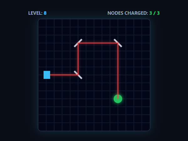 Laser Bounce Optics unblocked browser game