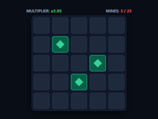 Mines Grid Blaster unblocked browser game