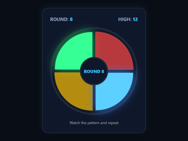 Simon Says Classic unblocked browser game
