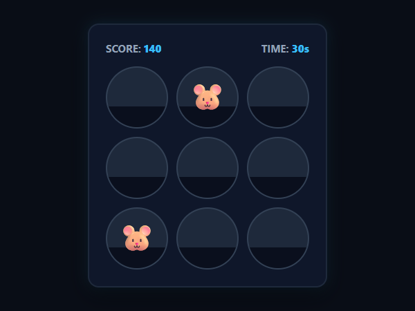 Whack A Mole Classic unblocked browser game